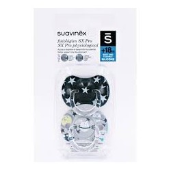 Chupete Suavinex SX Pro Fisiológico 6-18 meses Silicona 2 unidades