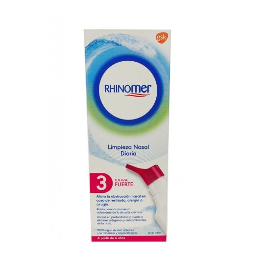 Rhinomer Fuerza Fuerte 3 135 Ml Parafarmacia Su Boticario