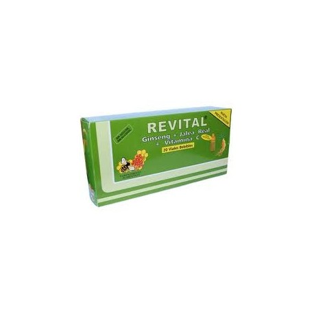 Revital Ginseng + Jalea Real + Vitamina C 20 Ampollas
