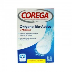 Tabletas Corega Oxígeno Bio-Activo 66 unidades