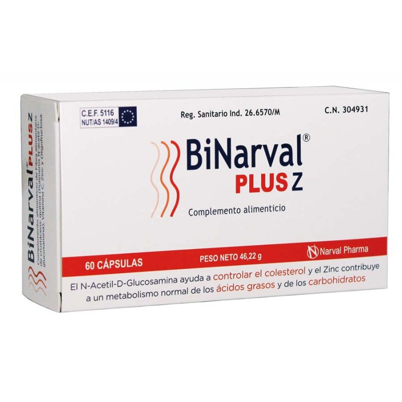 Binarval Plus Z 60 Capsulas Parafarmacia Su Boticario