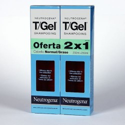 Neutrógena Duplo T/Gel Cabello Normal/Graso 250 ml + 250 ml