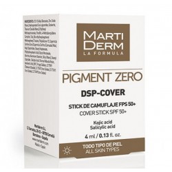 Martiderm Pigment Zero DSP-Cover Stick de camuflaje SPF50+ 4 ml