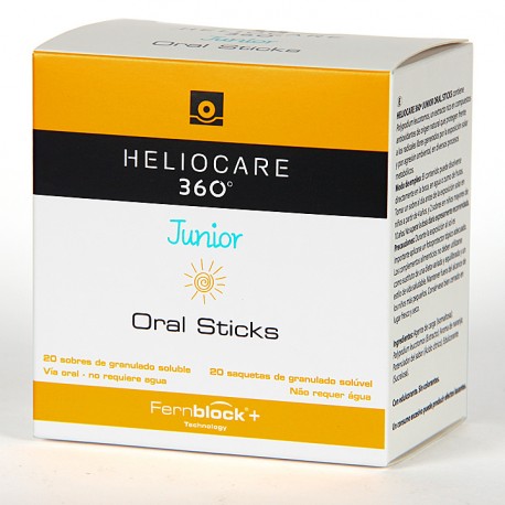 Heliocare 360º Junior Oral Sticks 20 Sobres