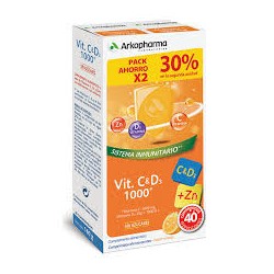 Arkopharma Vitamina C + D3 + Zn 40 Comprimidos Efervescentes