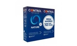 Duplo Control Nature 12 Preservativos + 12 preservativos