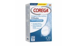 Oferta Corega Tabletas Limpiadoras Oxígeno Bio-Activo 108 tabletas