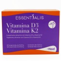 Essentialis Vitamina D3 Vitamina K2 60 Comprimidos